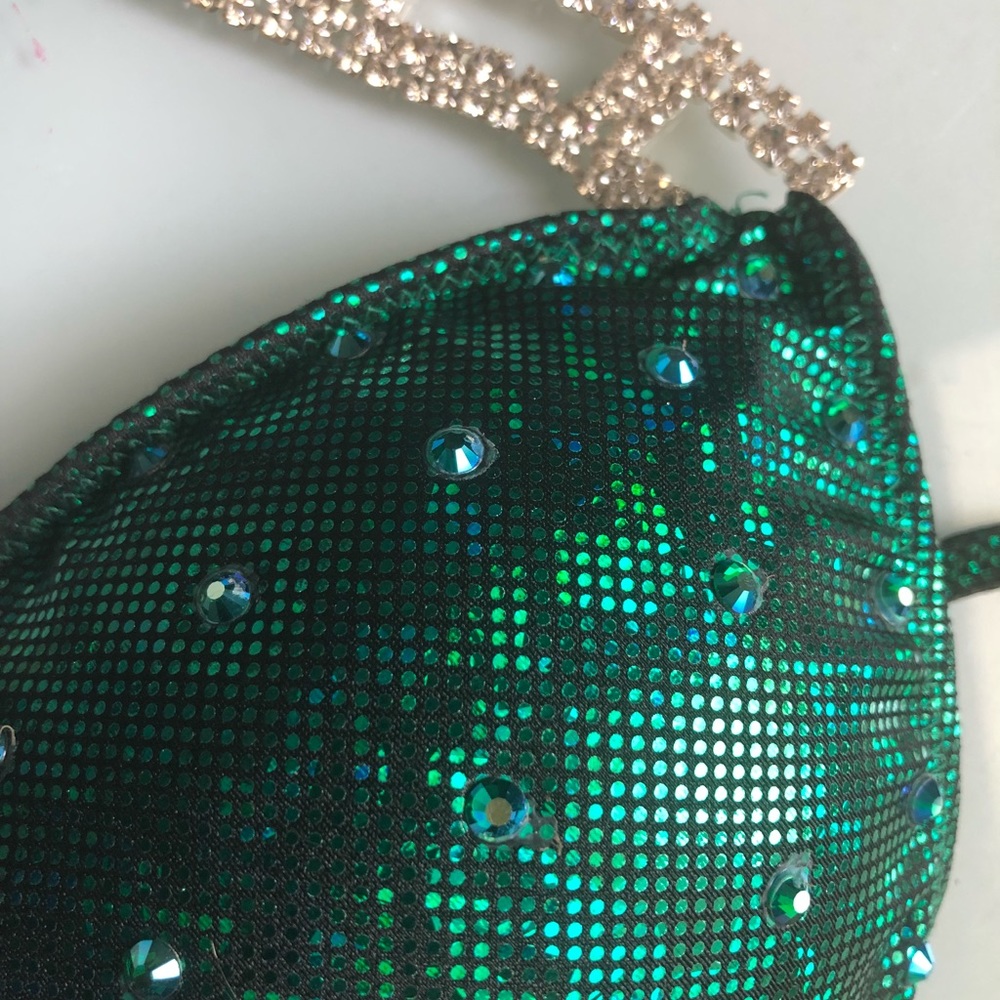 Green competitor bikini